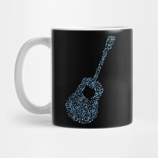 music notes guitar Mug